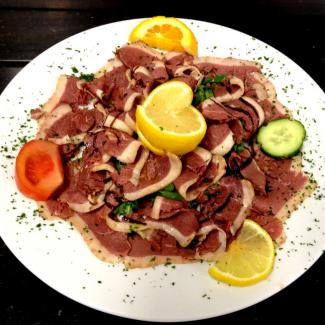 Carpaccio de magret de canard