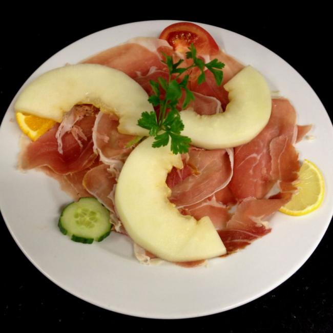 Jambon de Parme avec melon La Fontana d'Aldo e Tino
