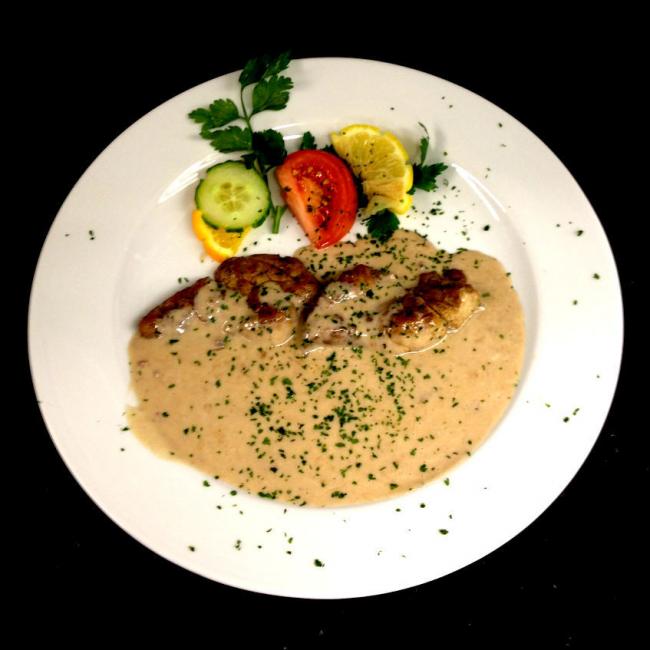 Ris de veau et fricassée de foie gras La Fontana d'Aldo e Tino